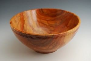 carob bowl with groves (Small)